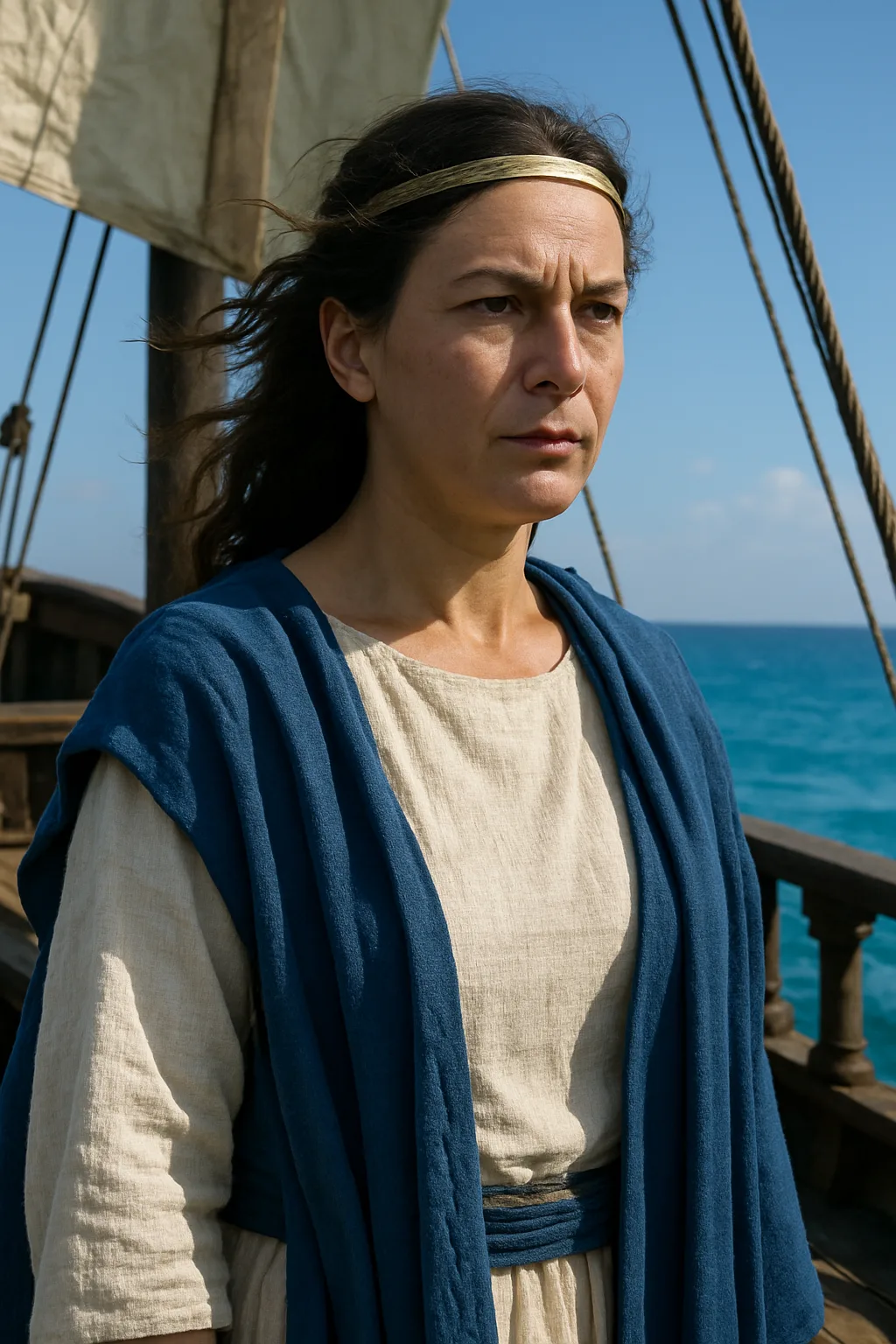 Artemisia I de Caria: Artemisia I: la única que le dijo que no a Jerjes (imagen generada con IA)