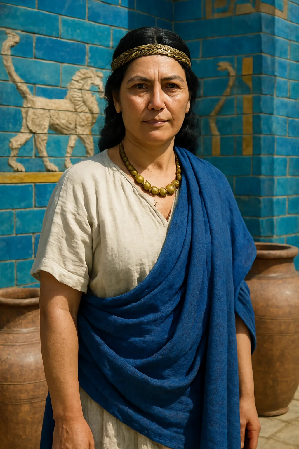 Las cerveceras de Mesopotamia (imagen generada con IA)