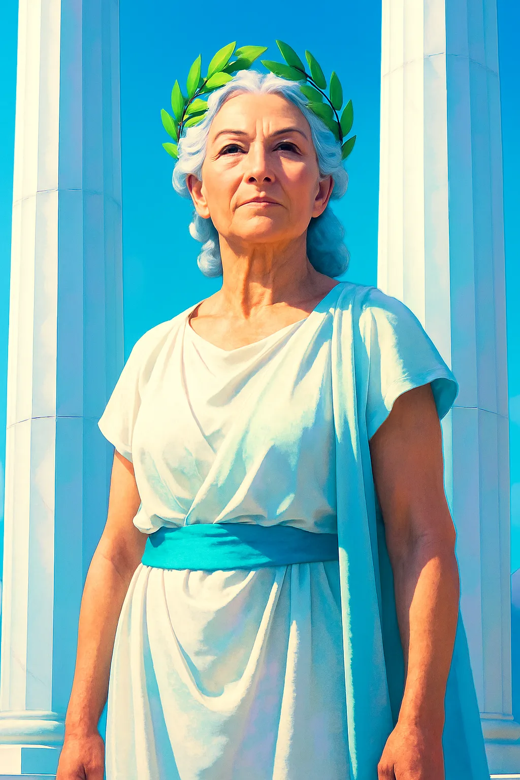 La Pitia de Delfos: mil años de una sola voz (imagen generada con IA)
